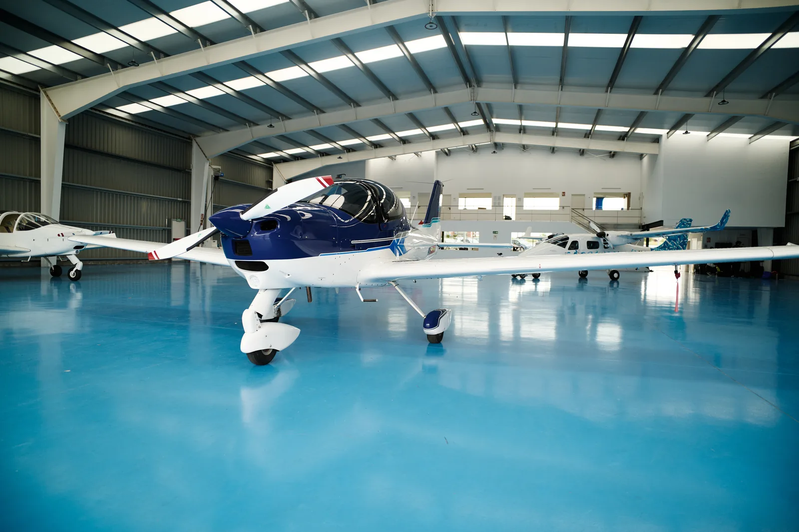 Aviation hangar epoxy floor coating Vancouver