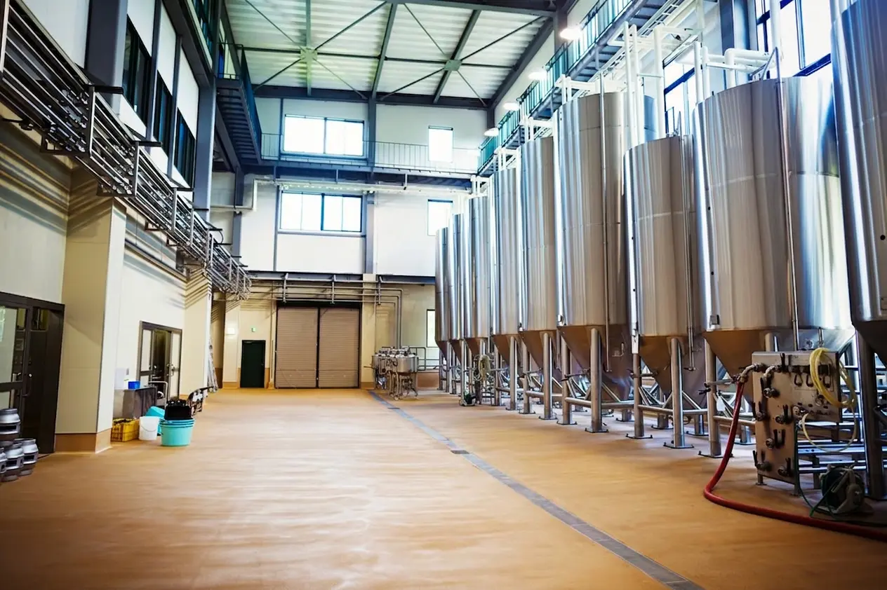 Brewery and food processing epoxy floor Vancouver
