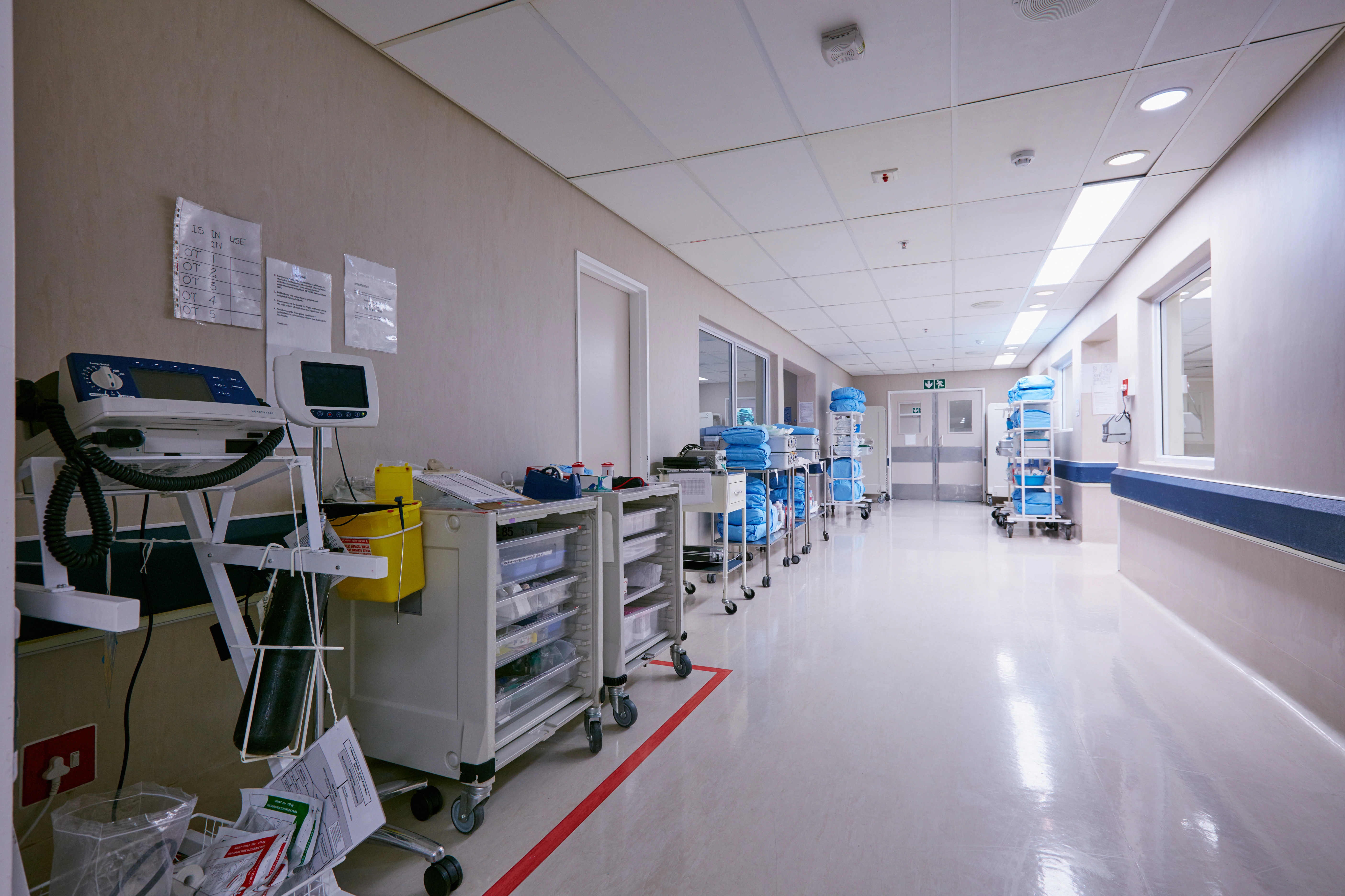 Health facility epoxy floor coating Vancouver
