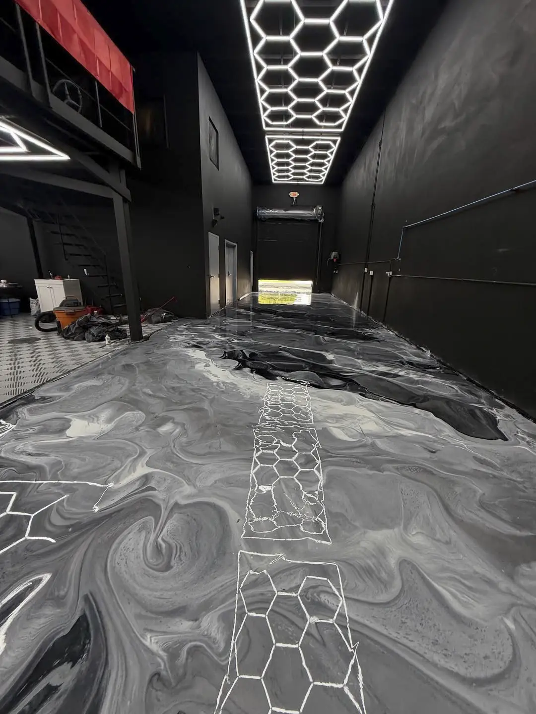 Epoxy floor installation in progress — Epoxy Floor Vancouver