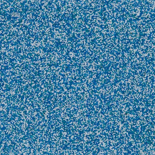 Clearwater quartz epoxy flooring Vancouver — saturated blue quartz blend