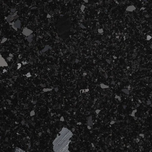 Nightshade terrazzo epoxy flooring Vancouver — near-black base with dark chip blend